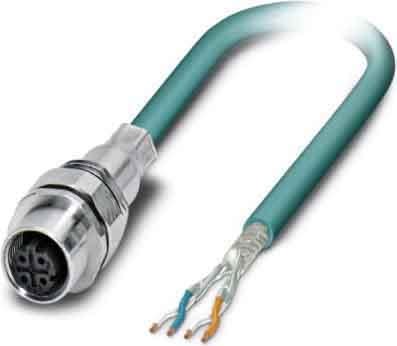 Phoenix Contact - Embases paroi avant - SACCEC-M12FSD-4CON-M16/0,5-931