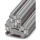 Phoenix Contact - UTTB 4-PV - Bloc de jonction double étage ponté verticalement