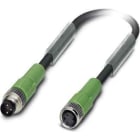Phoenix Contact - Câble capt./act., 3 pôles, PUR, M8 mâle droit, M8 femelle droit, A, 0,6 m