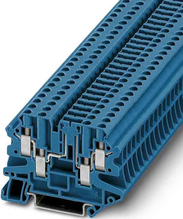 Phoenix Contact - UT 4-QUATTRO-TG BU - Bloc de jonction à fonction