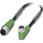 Phoenix Contact - Câble capt./act., 3 pôles, PUR, M12 mâle droit, M8 femelle coudé, A, 3 m