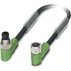 Phoenix Contact - Câble capt./act., 4 pôles, PUR, M8 mâle coudé, M8 femelle coudé, A, 0,6 m
