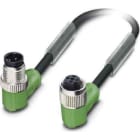 Phoenix Contact - Câble capt./act., 4 pôles, PUR, M12 mâle coudé, M12 femelle coudé, A, 0,3 m