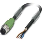Phoenix Contact - Câble capt./act., 4 pôles, PUR, blindé, M12 mâle droit, Ext. Libre, A, 10 m