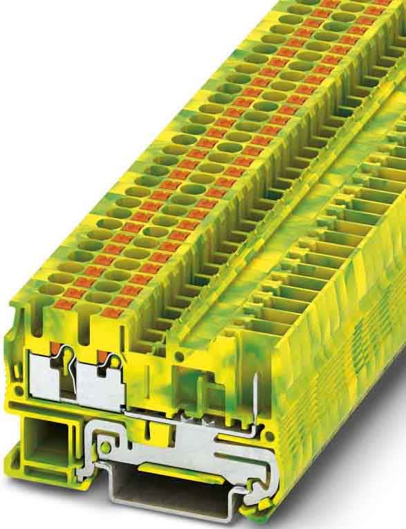 Phoenix Contact - PT 2,5-TWIN/1P-PE - Bloc de jonction COMBI avec raccordement terre