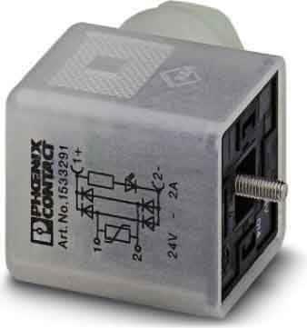 Phoenix Contact - Connecteur pour électrovannes SACC-V-3CON-PG9/A-GVL 12/24