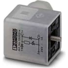 Phoenix Contact - Connecteur d'electrovanne, Type A, 3 pôles, à visser, 24V, presse-étoupe Pg9