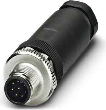 Phoenix Contact - Connecteur M12, codage A, mâle droit, 8 pôles, à visser, Pg 9, diam. 6 à 8 mm