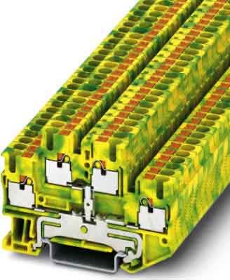 Phoenix Contact - PTTB 2,5-PE - Bloc de jonction double étage avec raccordement terre