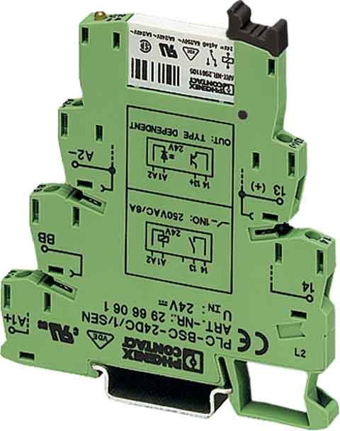 Phoenix Contact - PLC-RSC- 24DC/ 1AU/SEN - Module à relais PLC-RSC- 24DC/ 1AU/SEN