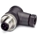 Phoenix Contact - Connecteur M12, codage A, mâle coudé, 4 pôles, à visser, Pg 7, diam. 4 à 6 mm