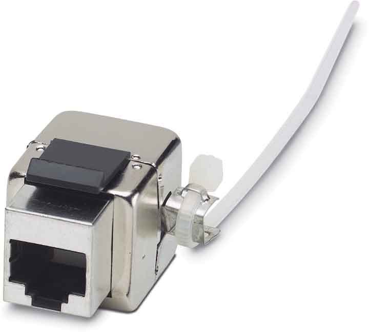 Phoenix Contact - Connecteur femelle RJ45 Blindé KEYSTONE Cat 6 IDC - AWG 26-22