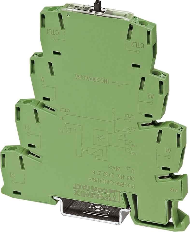 Phoenix Contact - Module à relais avec forçage 3 positions - PLC-RSC- 24UC/ 1/S/H