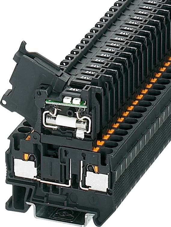 Phoenix Contact - PT 4-HESILED 24 (5X20) - Bloc de jonction fusibles