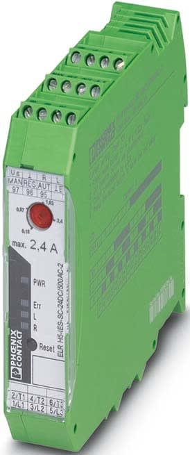 Phoenix Contact - Démarreur invers. moteur hybride 2,4A, cde 24DC, protect. moteur inclue
