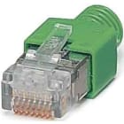 Phoenix Contact - FL PLUG RJ45 GN/2 - Plug RJ45 à sertir Cat 5, AWG26-24, Doit - Vert