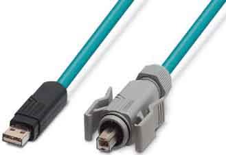 Phoenix Contact - VS-04-2X2X26C7/7-67B/SDA/5,0 - Câble de jonction - VS-04-2X2X26C7/7-67B/SDA/5,0