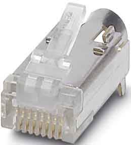 Phoenix Contact - Connecteur male Ethernet RJ45 blindé Cat6A Industrial AWG 27-26 - Metallique