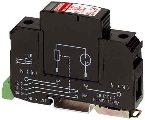 Phoenix Contact - F-MS 12 - Parafoudre Unip T2 - N/PE (schéma TT)