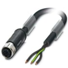 Phoenix Contact - Câble POWER, 3 pôles, PVC, M12 femelle droit, Ext. Libre, S, 10 m