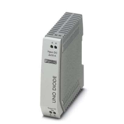 Phoenix Contact - UNO-DIODE/5-24DC/2X10/1X20 - Module de redondance 12-24VDC/2x10A-1x20A