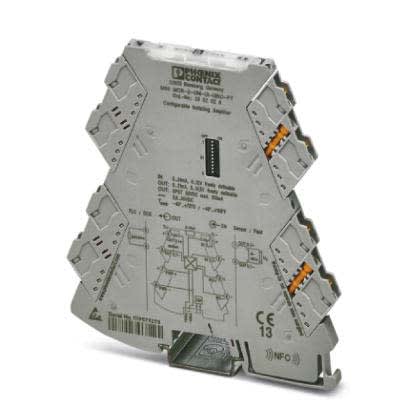Phoenix Contact - Amplificateur-séparateur Mini Analog Pro 0-10V ou 0/4-20mA uni - 1 NO push-in