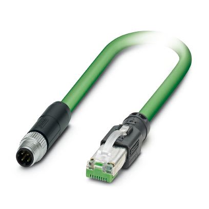 Phoenix Contact - Câble Bus, 4 pôles, Profinet, M8 mâle droit, RJ45, D, 1 m