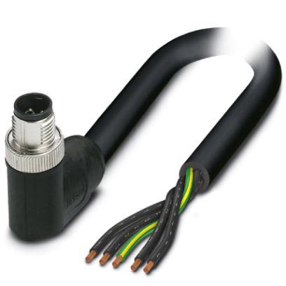 Phoenix Contact - Câble POWER, 5 pôles, PUR, M12 mâle coudé, Ext. Libre, K, 10 m