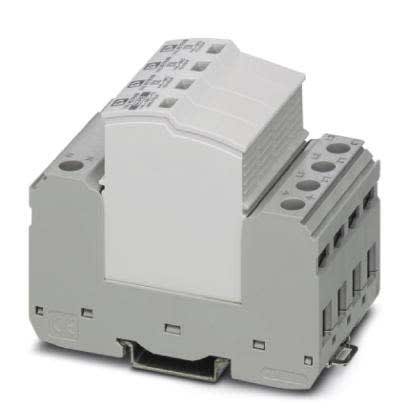 Phoenix Contact - Parafoudre Tri+N - T2 - Uc:175 VAC - In: 20kA - avec contact o/f - TT/TN