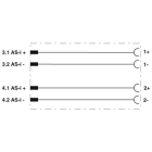 Phoenix Contact - Répartiteur ASI, 4 pôles, ASI