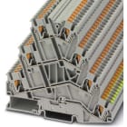 Phoenix Contact - PT 2,5-PE/3L - Bloc de jonction triple étage avec raccordement terre