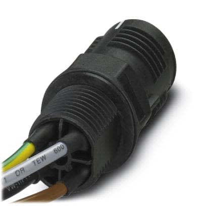 Phoenix Contact - QPD W3PE2,5 M25 0,5 BK - Traversée de paroi QPD W3PE2,5 M25 0,5 BK