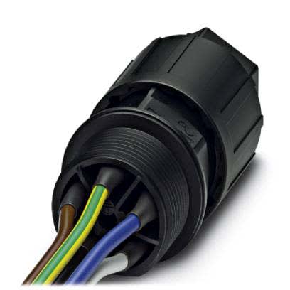 Phoenix Contact - QPD W 4PE1,5 9-14 M25 1,0 BK - Traversée de paroi QPD W 4PE1,5 9-14 M25 1,0 BK