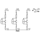 Phoenix Contact - Parafoudre Tri T1+2 avec fusible intégré - Uc:440VAC-Iimp:25kA-Up:2,5kV-IT