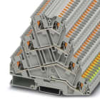 Phoenix Contact - PT 4-PE/3L - PT 4-PE/3L - Bloc de jonction triple étage avec raccordement terre