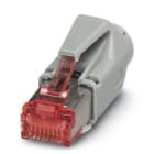 Phoenix Contact - Connecteur male Ethernet RJ45 blindé Cat6A Industrial AWG 27-24 - Gris