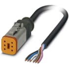 Phoenix Contact - Câble capt./act., 6 pôles, PUR, DEUTSCH femelle, Ext. Libre, A, 5 m