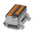 Phoenix Contact - PTVFIX 6/18X2,5-NS35A BK - Bloc répartiteur PTFIX
