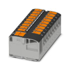 Phoenix Contact - PTVFIX 6/18X2,5-G BK - Bloc répartiteur PTFIX