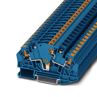 Phoenix Contact - PTVME 6/S-P BU - Bloc de jonction sectionnable pour essais