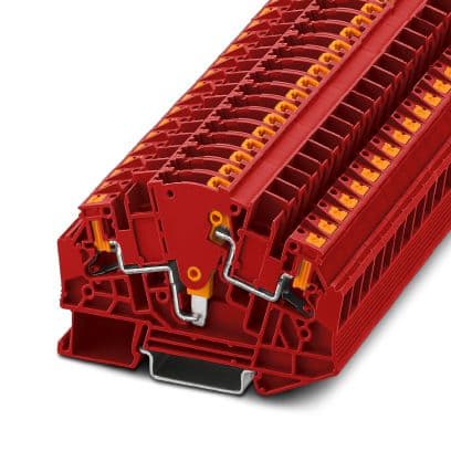 Phoenix Contact - PTVME 6/S RD - Bloc de jonction sectionnable pour essais