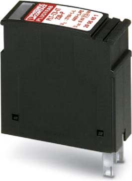 Phoenix Contact - Fiche parafoudre T3 - Uc:230VAC - In:8kA - avec contact o/f - Schéma IT