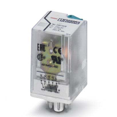 Phoenix Contact - Relais octal enfichable, 3 contacts inverseurs, tension de bobine : 220 V DC
