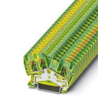 Phoenix Contact - PTS 4-TWIN-PE - Bloc de jonction avec raccordement terre