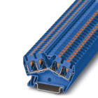 Phoenix Contact - PTS 4-QUATTRO BU - Bloc de jonction simple