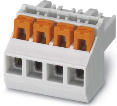 Phoenix Contact - PSPT 2,5/ 4-ST KMGY - Fiche multipolaire débrochable - PSPT 2,5/ 4-ST KMGY