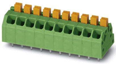 Phoenix Contact - Bornier C.I 12p, pas: 3.5 mm, 1.5 mm², 16 A, 160 V - SPTAF 1/12-3,5-EL