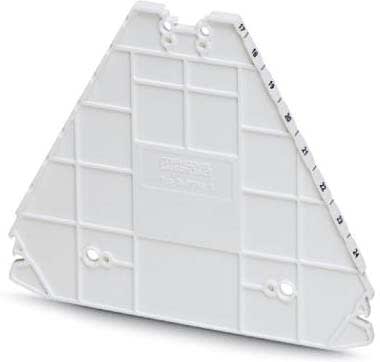 Phoenix Contact - D-PTRV 8 WH 17-24 LGS - Flasque d'extrémité