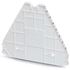 Phoenix Contact - D-PTRV 8 WH 17-24 LGS - Flasque d'extrémité