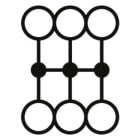 Phoenix Contact - PTFIX 6X1,5 BK - Bloc répartiteur PTFIX